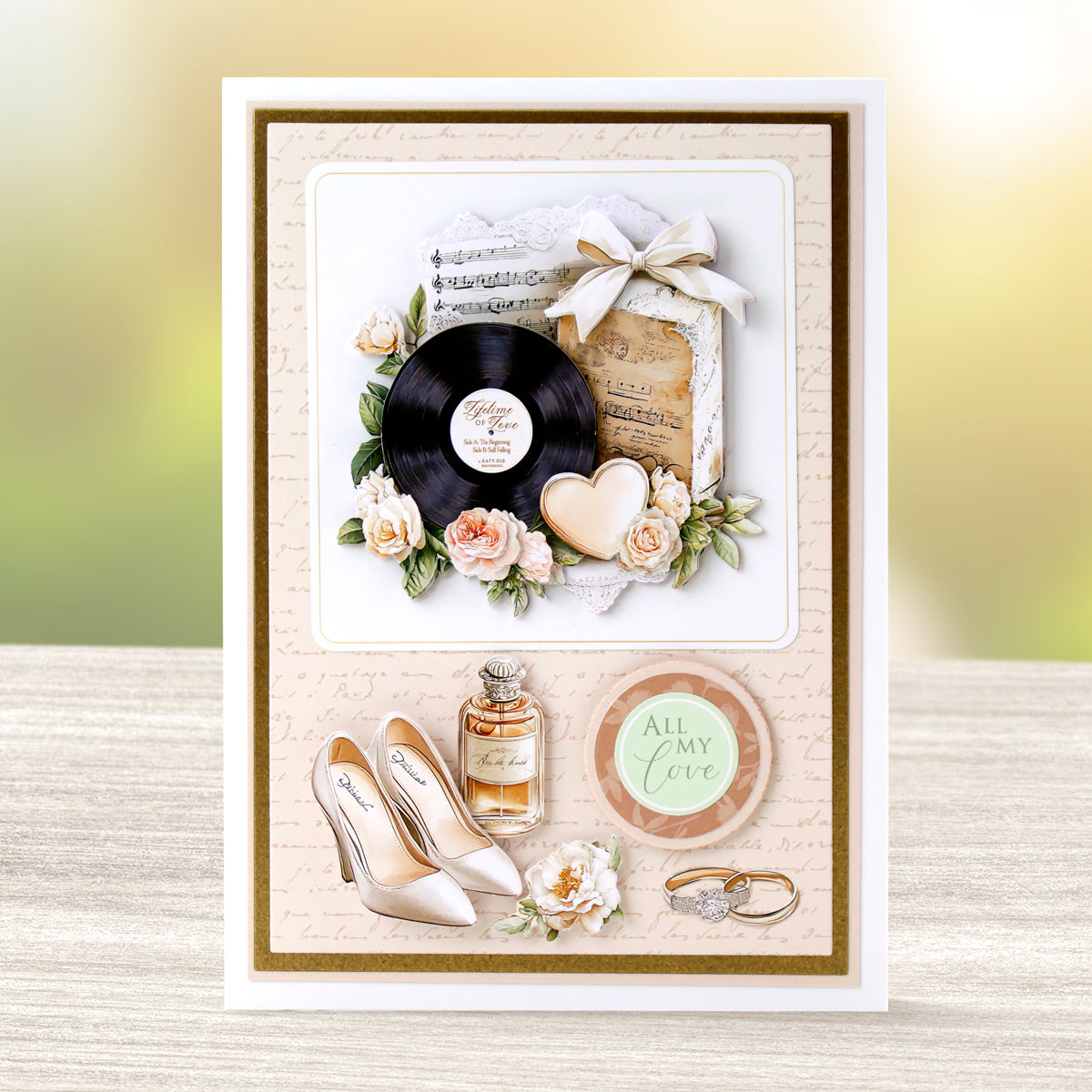 Forever & Always Die Cut Wedding Embellishments, 3 sheets