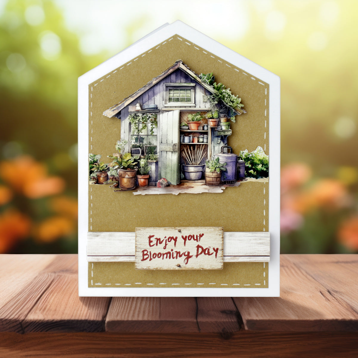 Die Cut Decoupage – The Potting Shed (pack of 3)