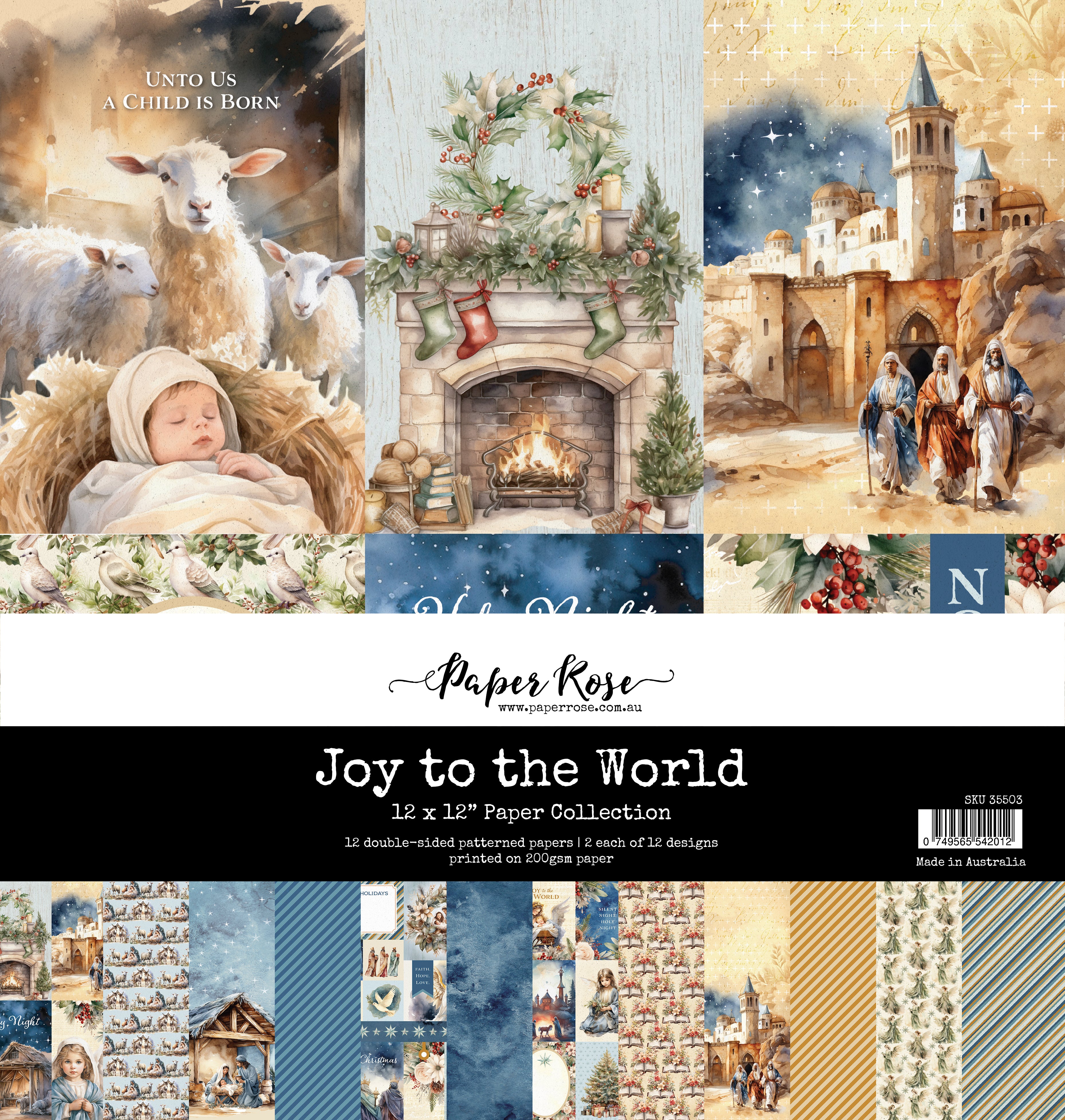 Joy to the World 12x12 Paper Collection 35503