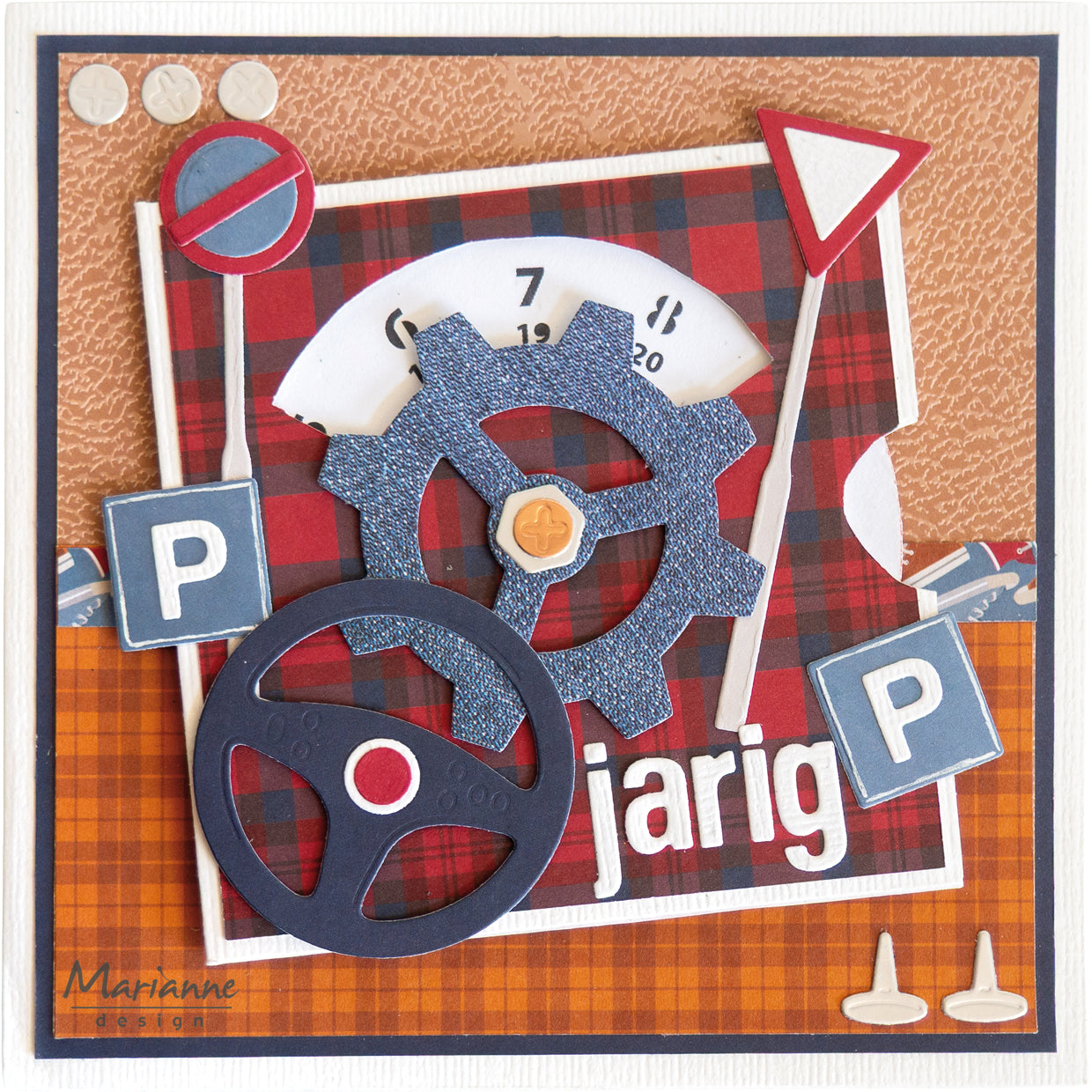 Marianne Design Craft Stencil - Turning Wheel