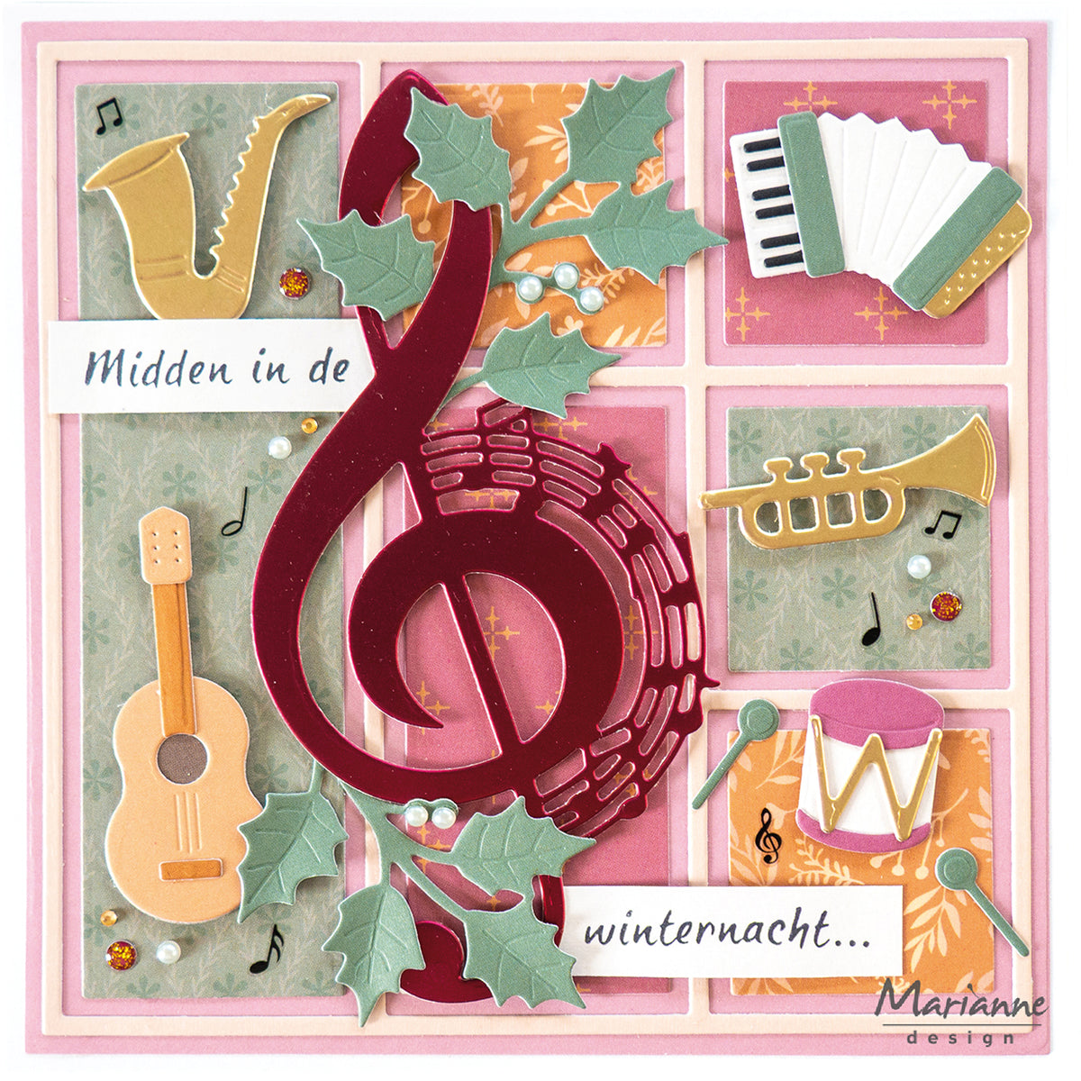 Marianne Design Stickers - Music Notes
