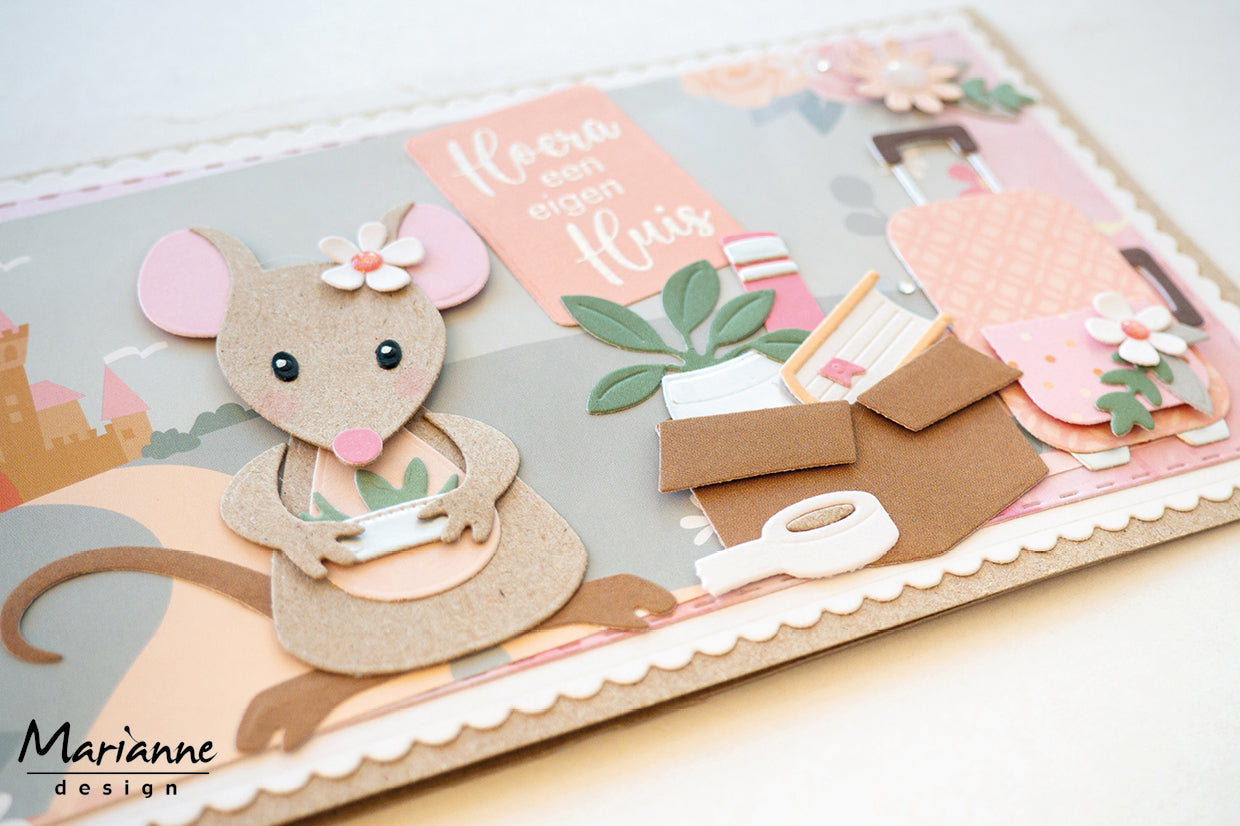 Marianne Design Collectables Die - Moving Accessories By Marleen