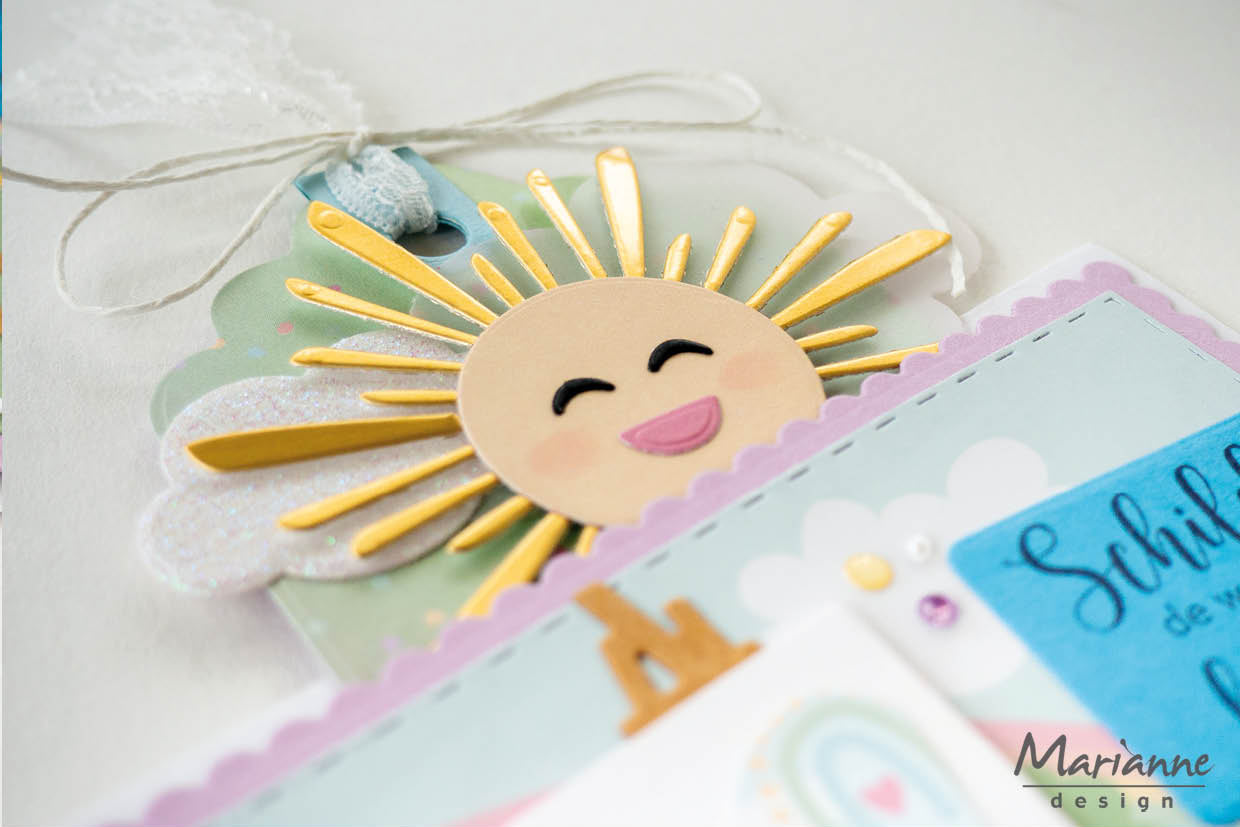 Marianne Design Collectables Die - Sun & Clouds By Marleen