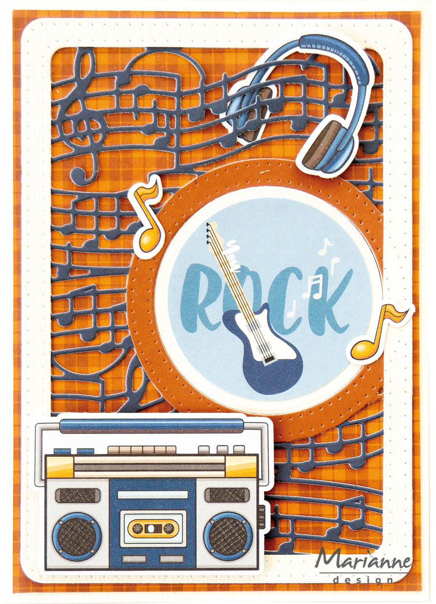 Marianne Design Creatables Die - Musical Frame (A6)