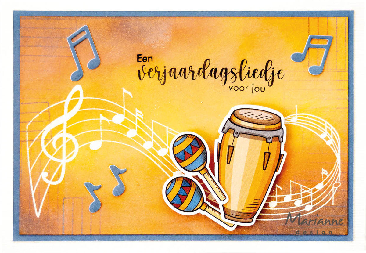 Marianne Design A6 Die Cuts - Making Music
