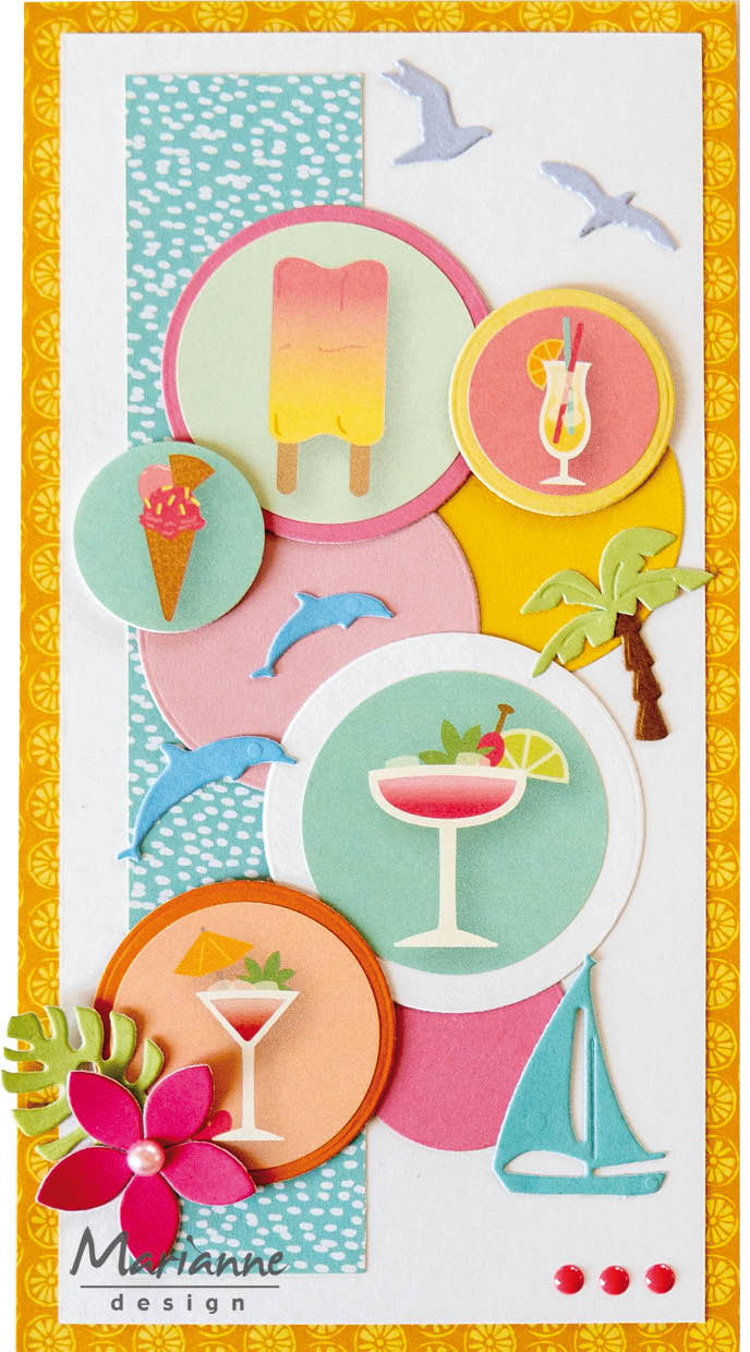 Marianne Design Stickers - Fresh Lemonade by Marleen