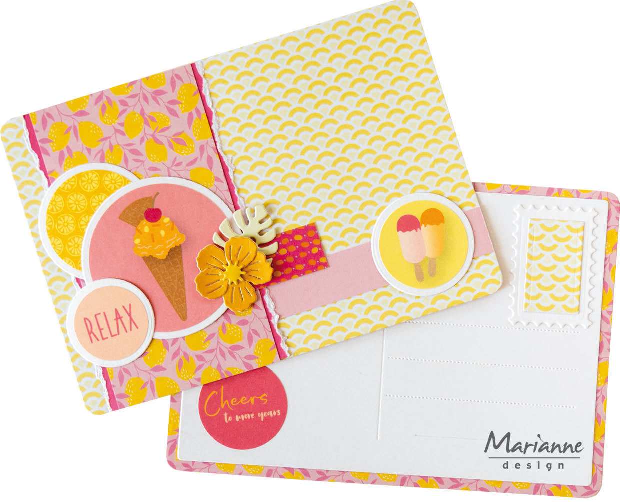 Marianne Design Stamp & Die Set - Postage Stamp