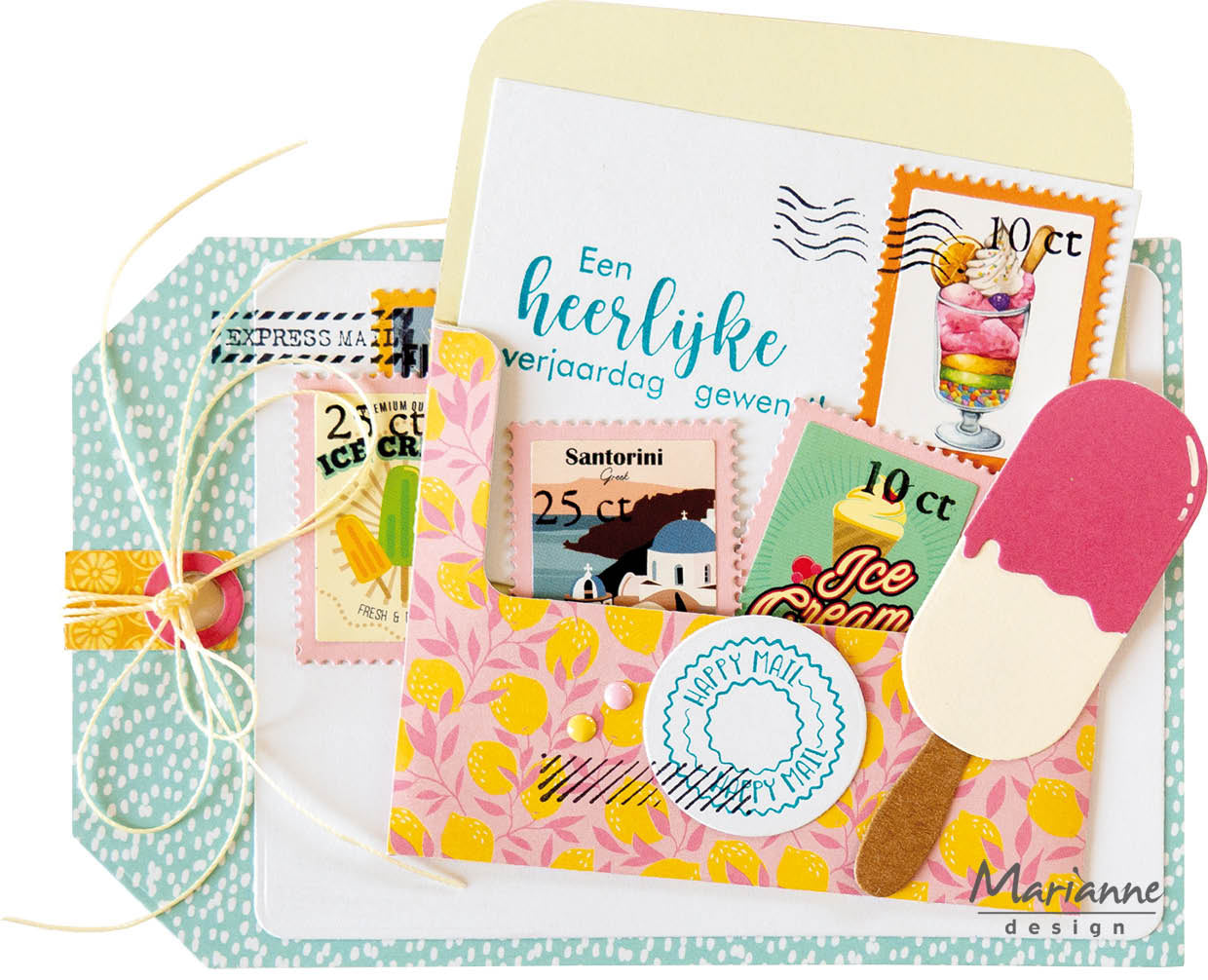 Marianne Design Stamp & Die Set - Postage Stamp