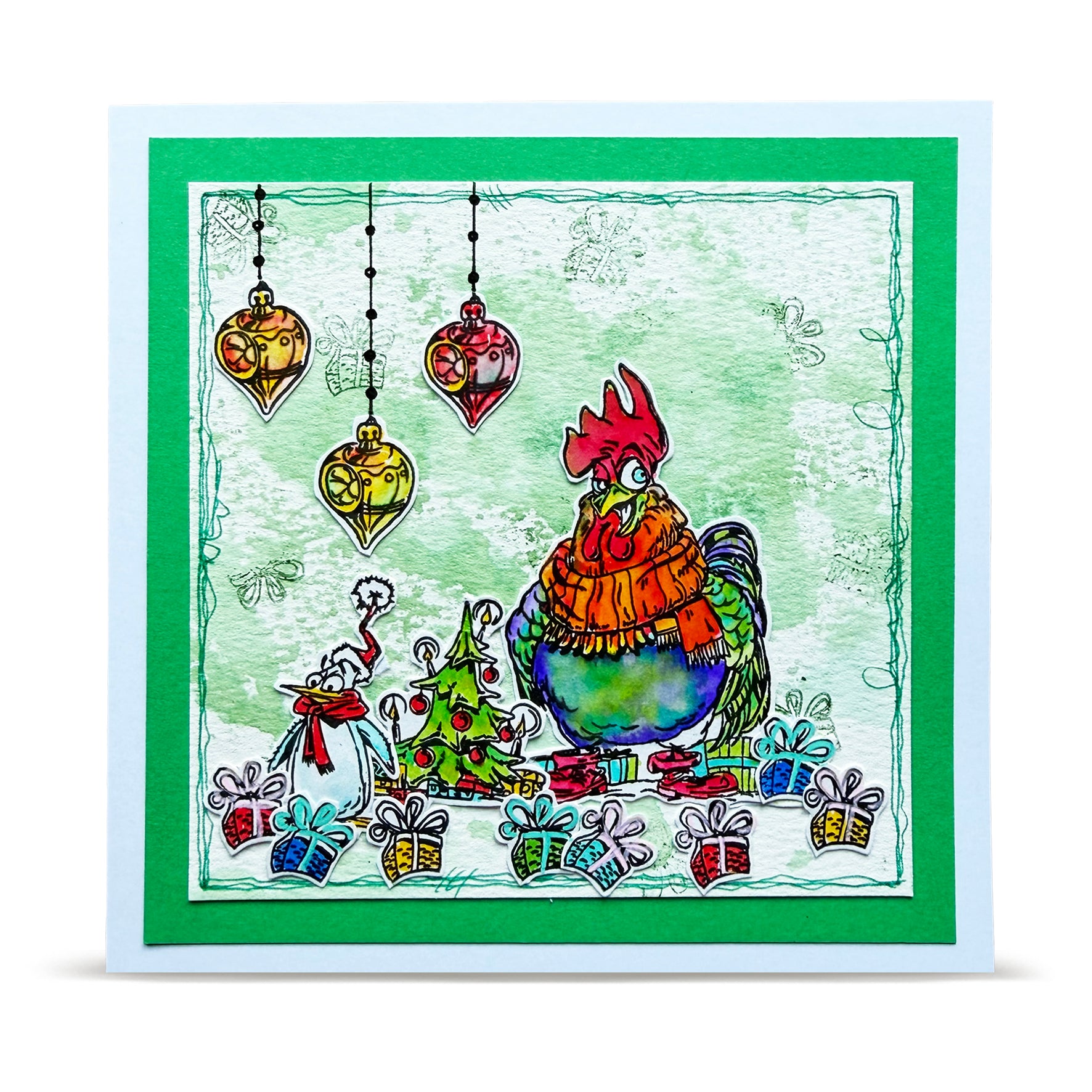 AALL and Create - A6 Stamp Set - Chickmas Chaos