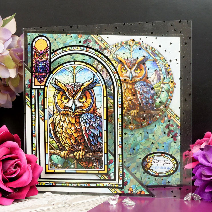 Stained Glass Mystical Worlds Luxury Foiled Acetate