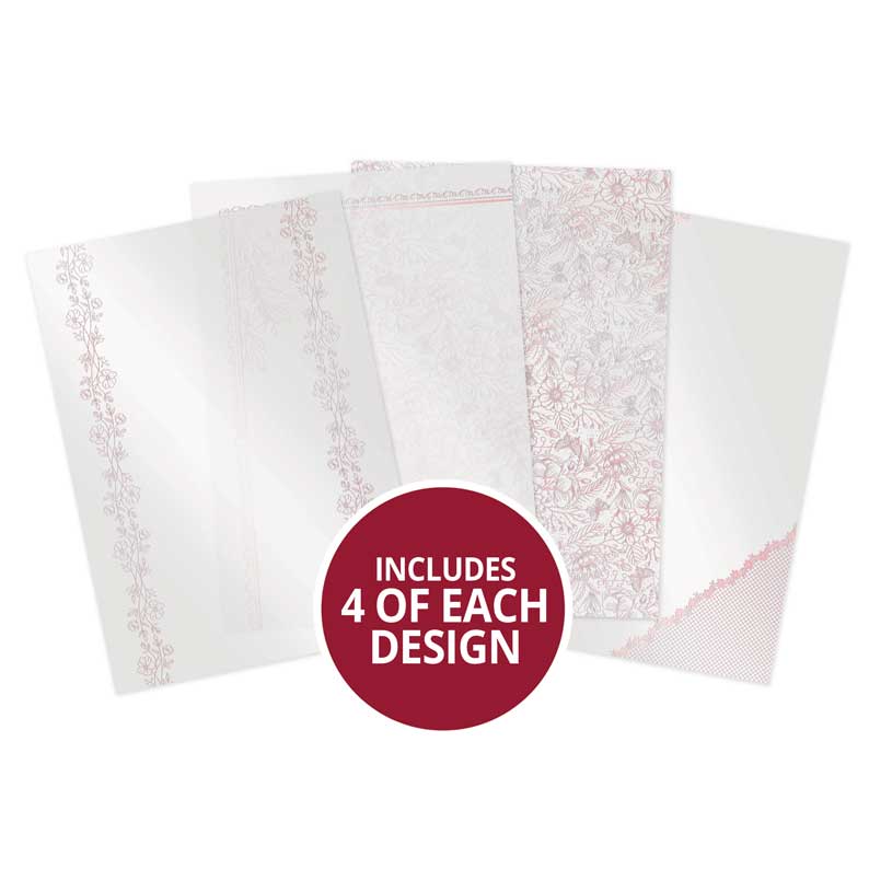 Blushing Blossoms Luxury Foiled Acetate
