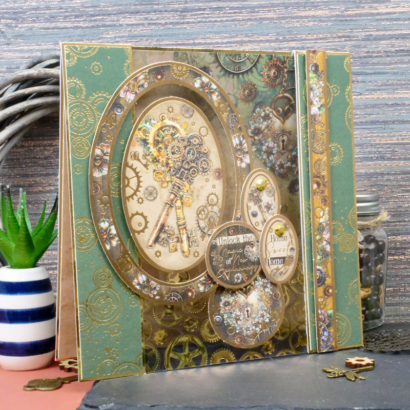 Clockwork Curiosities Luxury Foiled Cardstock