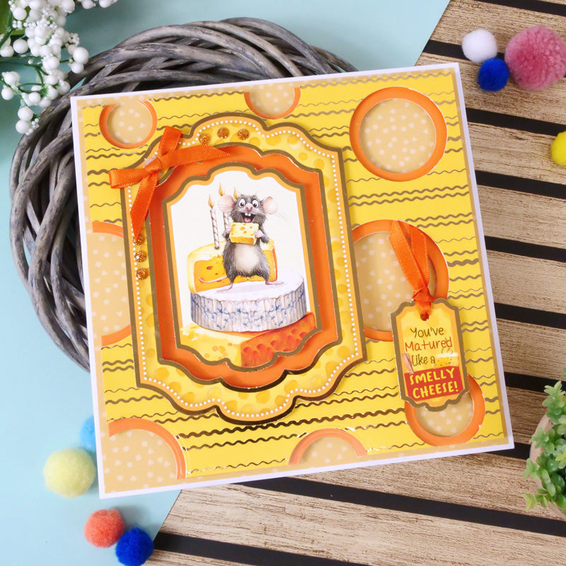 Quirky Animals Foiled Edge-to-Edge Cardstock