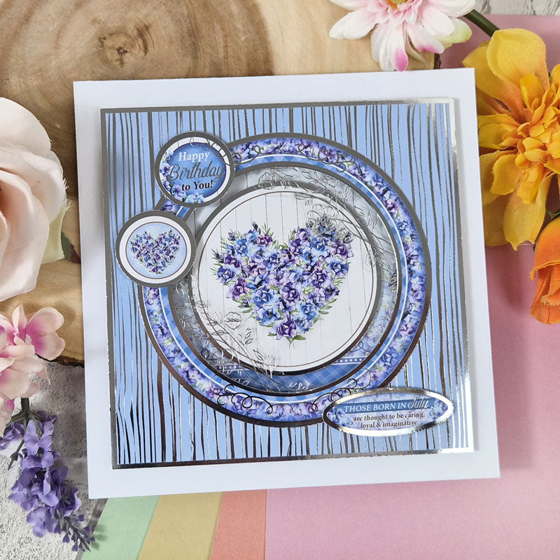 A Year of Flowers Foiled Edge-to-Edge Cardstock