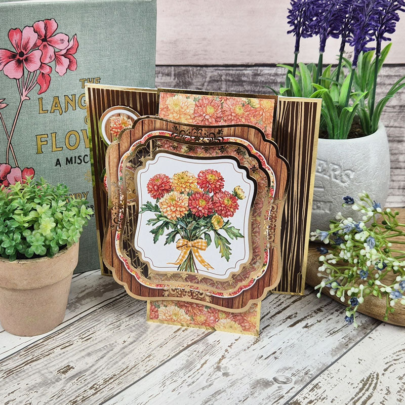 A Year of Flowers Foiled Edge-to-Edge Cardstock
