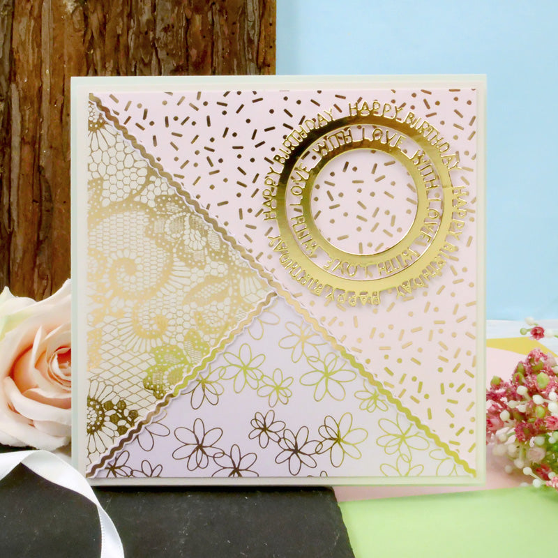 A Touch of Colour Foiled Edge-to-Edge Cardstock