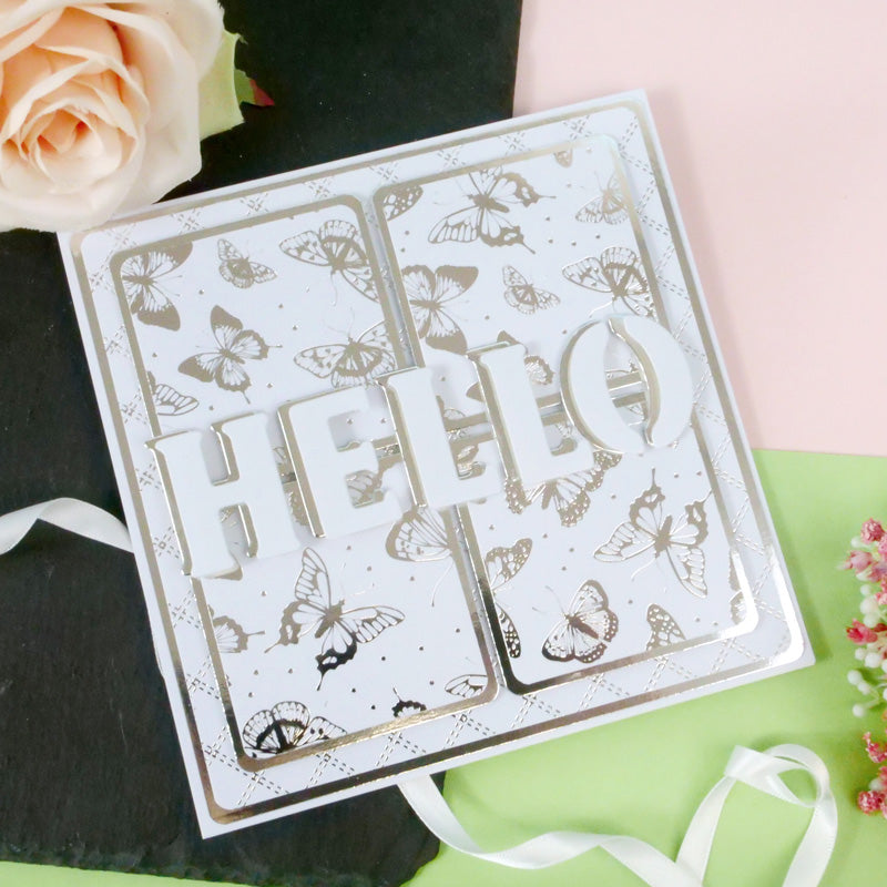 A Touch of Colour Foiled Edge-to-Edge Cardstock