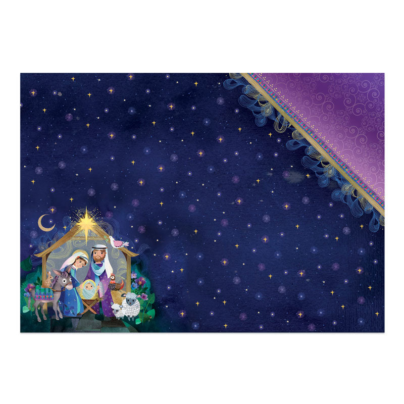 A Merry Little Christmas Deco-Large Set - O Come Let Us Adore Him