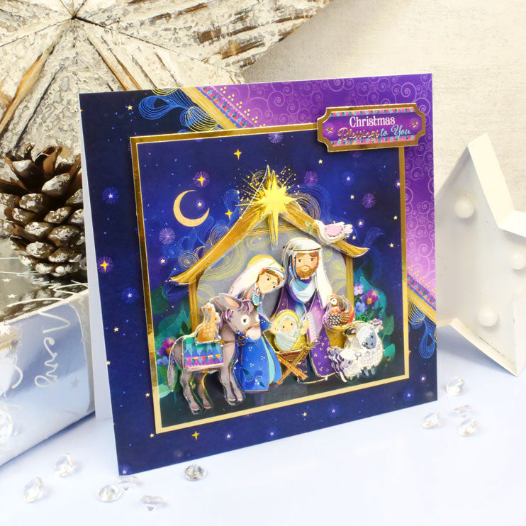 A Merry Little Christmas Deco-Large Set - O Come Let Us Adore Him