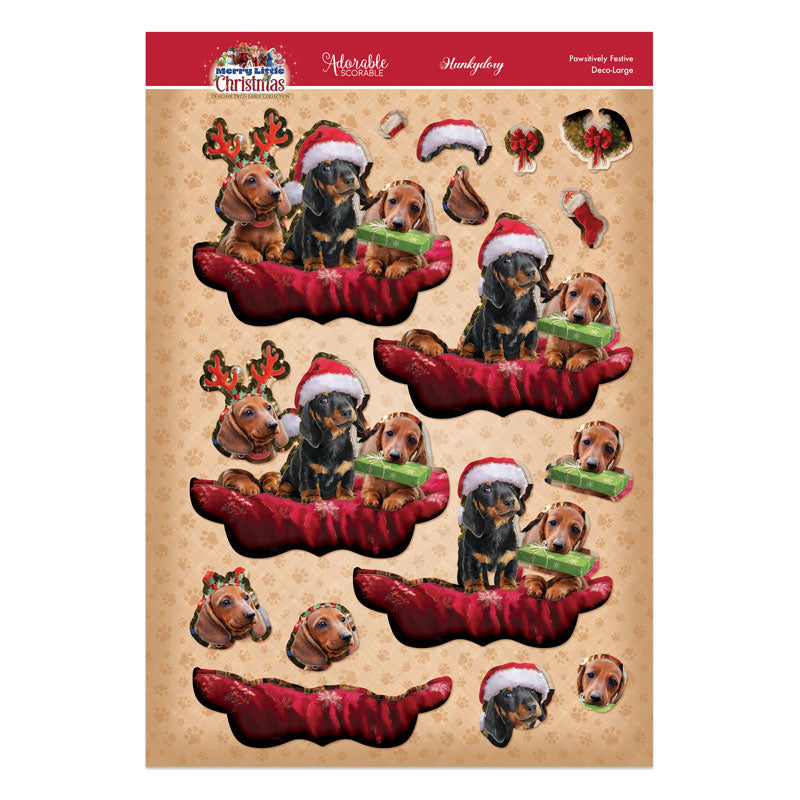 A Merry Little Christmas Deco-Large Set - Pawsitively Festive