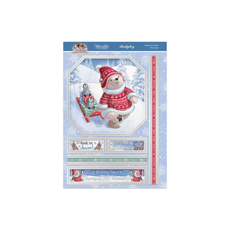 A Merry Little Christmas Deco-Large Set - Ready, Set, Snow!
