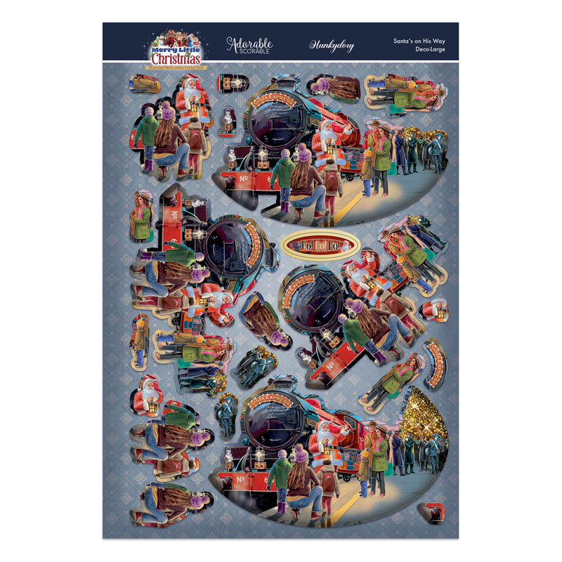 A Merry Little Christmas Deco-Large Set - Santa's On His Way