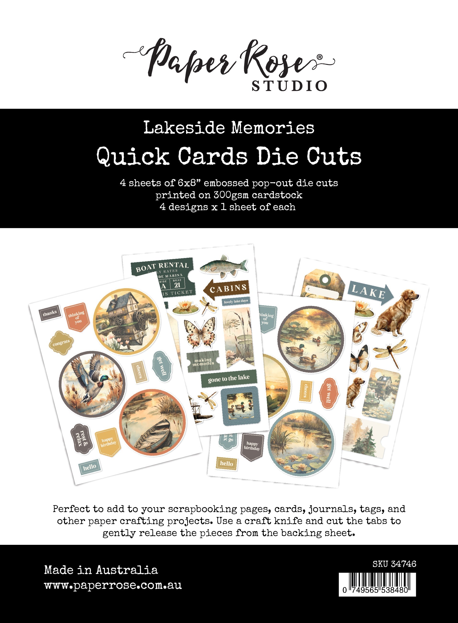Lakeside Memories Quick Card Die Cuts 34746