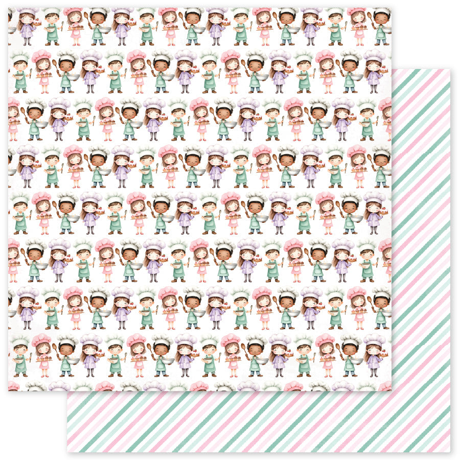 Little Bakers Patterns A 12x12 Paper (12pc Bulk Pack) 35032