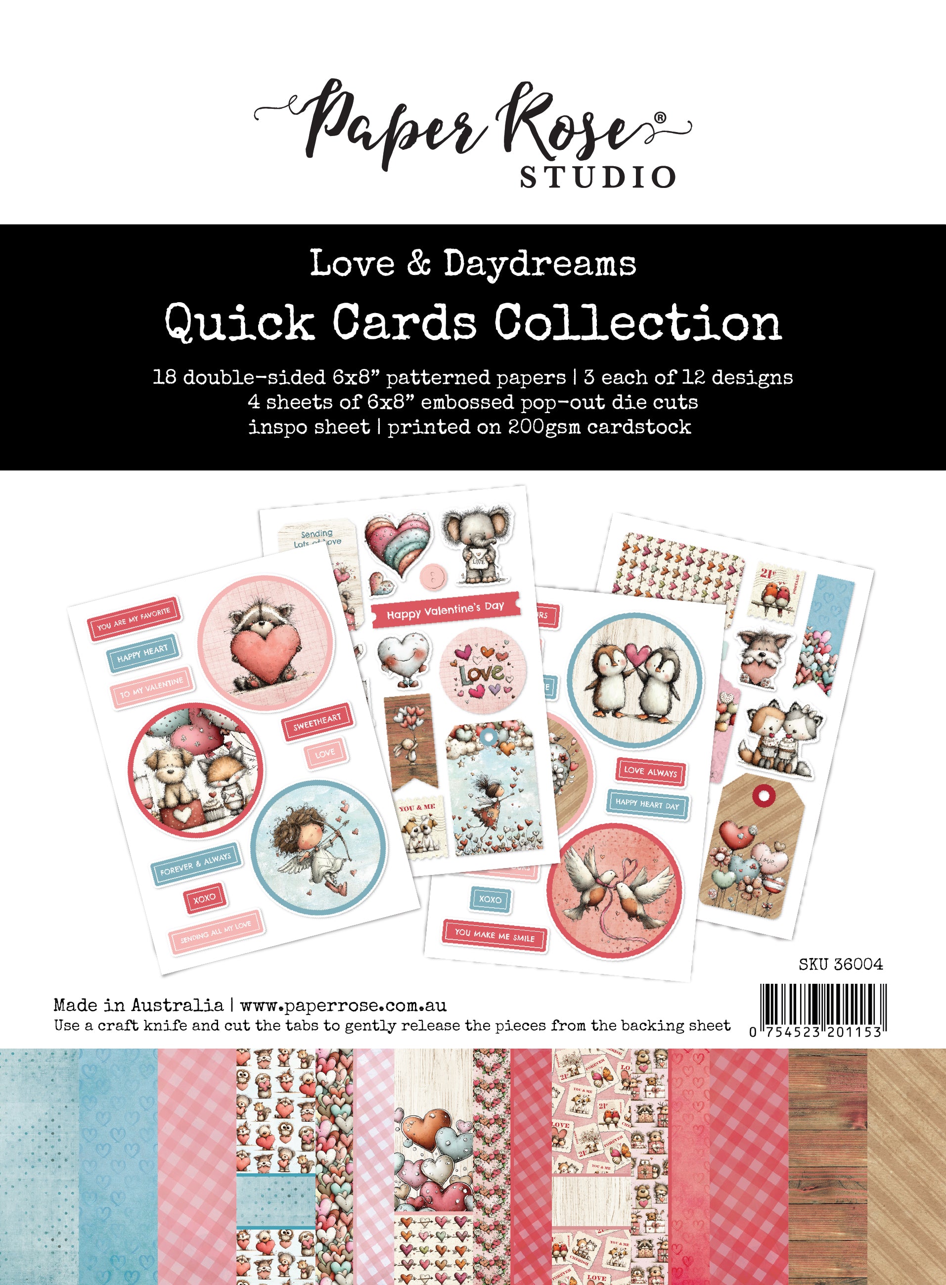 Love & Daydreams 6x8 Quick Cards Kit 36004