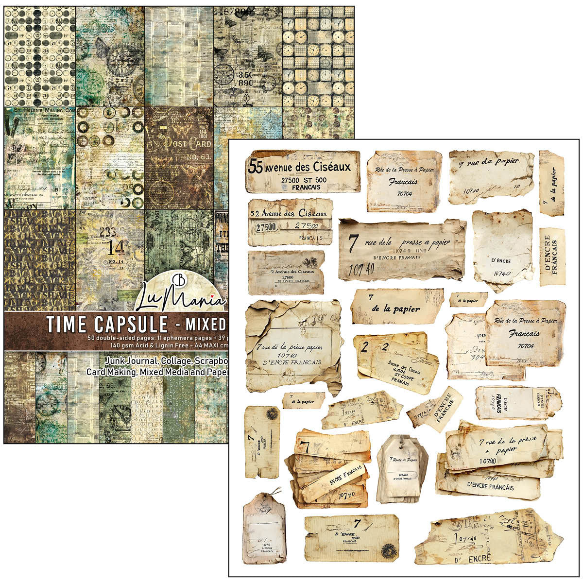 Mixed Media Book Time Capsule A4 Maxi