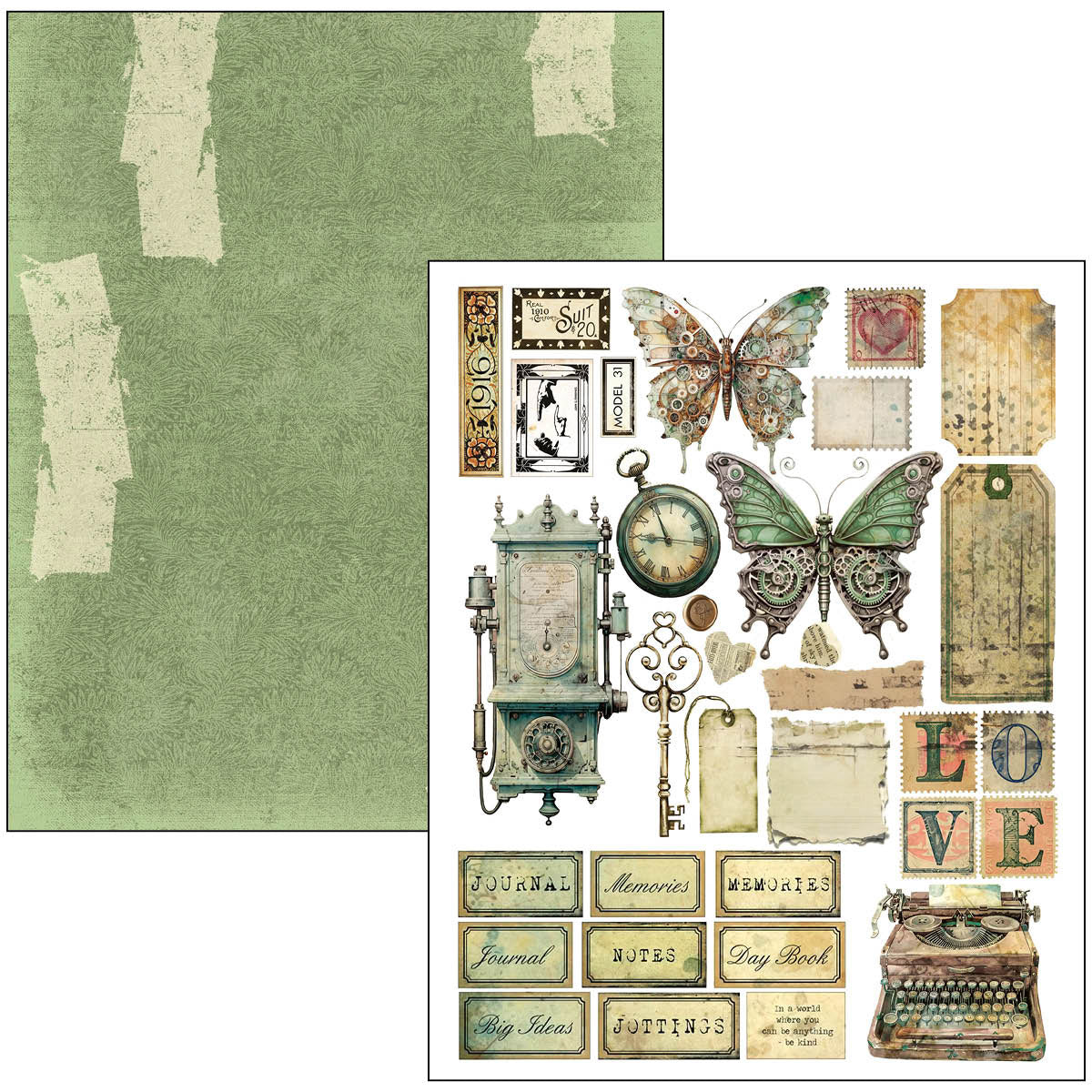 Mixed Media Book Time Capsule A4 Maxi