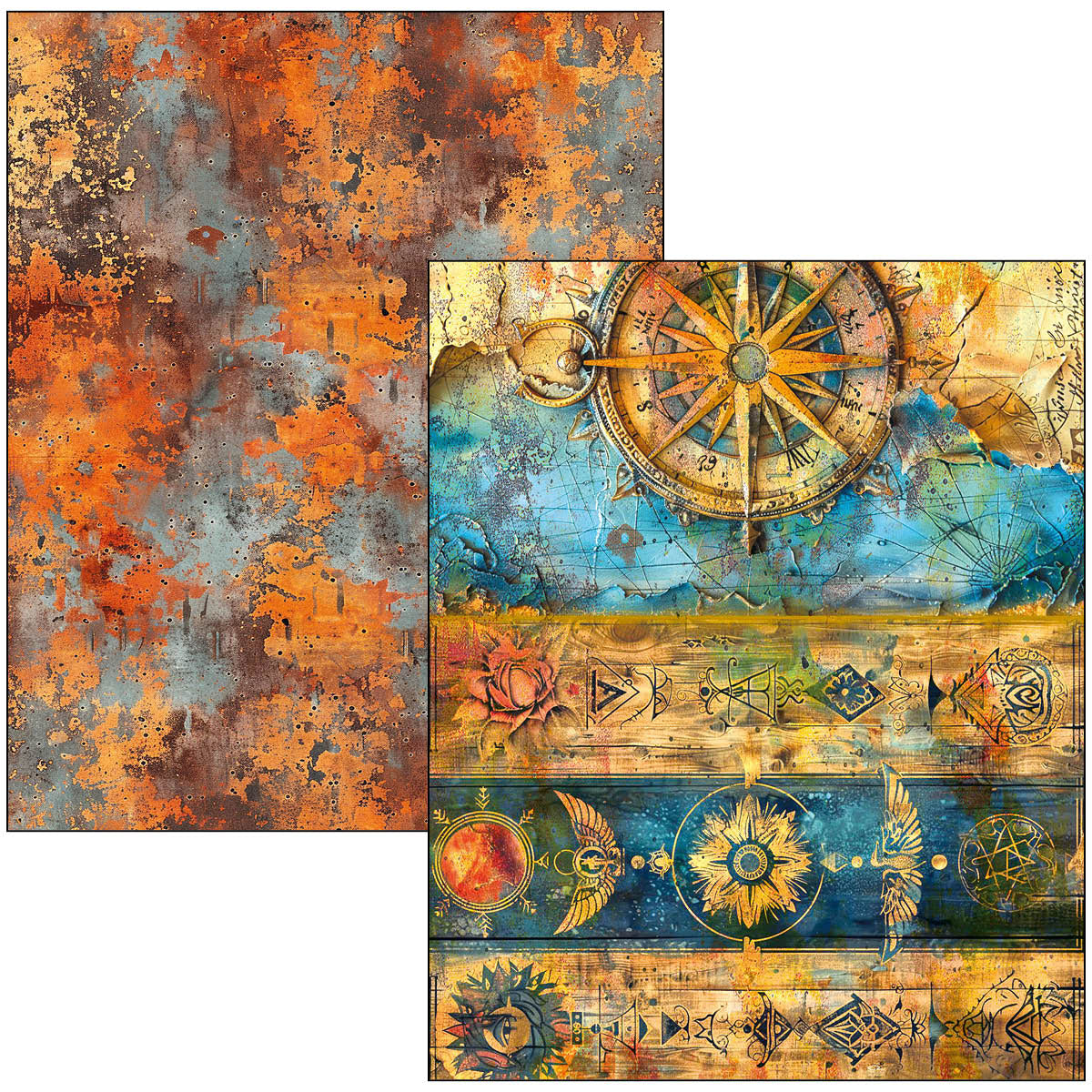 Mixed Media Book Past Time A4 Maxi