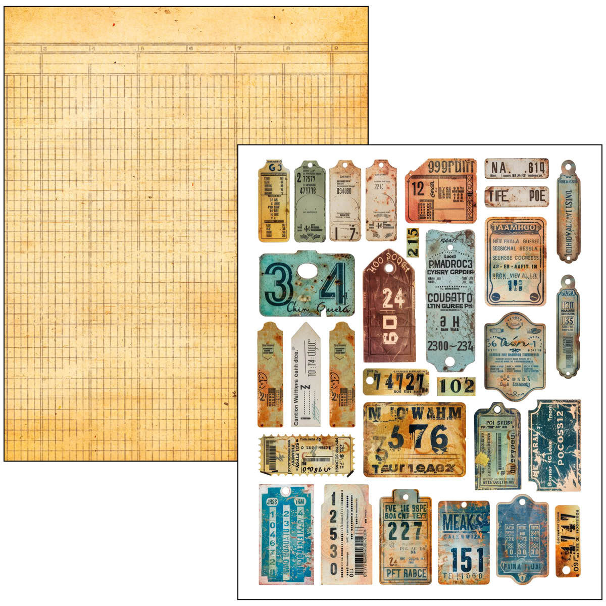 Mixed Media Book Past Time A4 Maxi