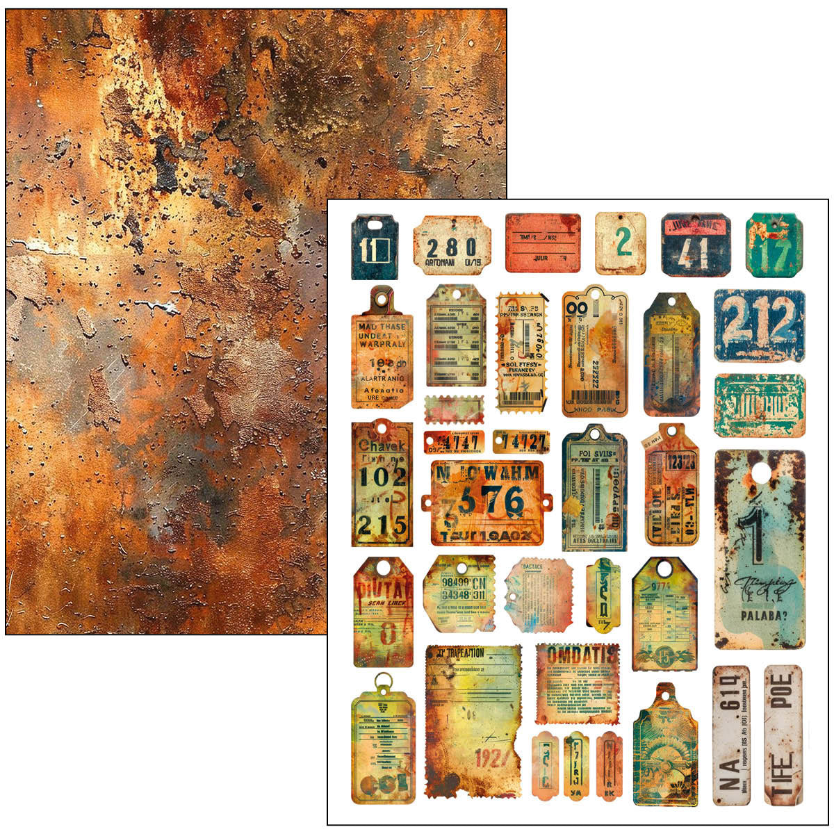 Mixed Media Book Past Time A4 Maxi