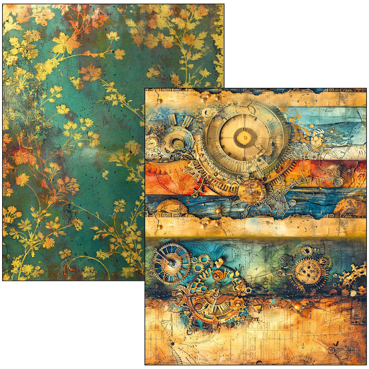 Mixed Media Book Past Time A4 Maxi