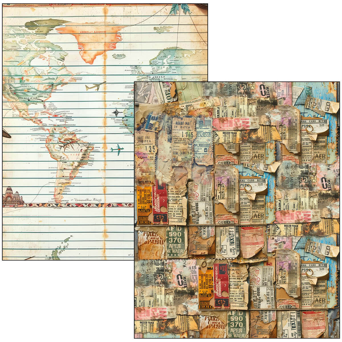 Mixed Media Book Journey Ahead A4 Maxi