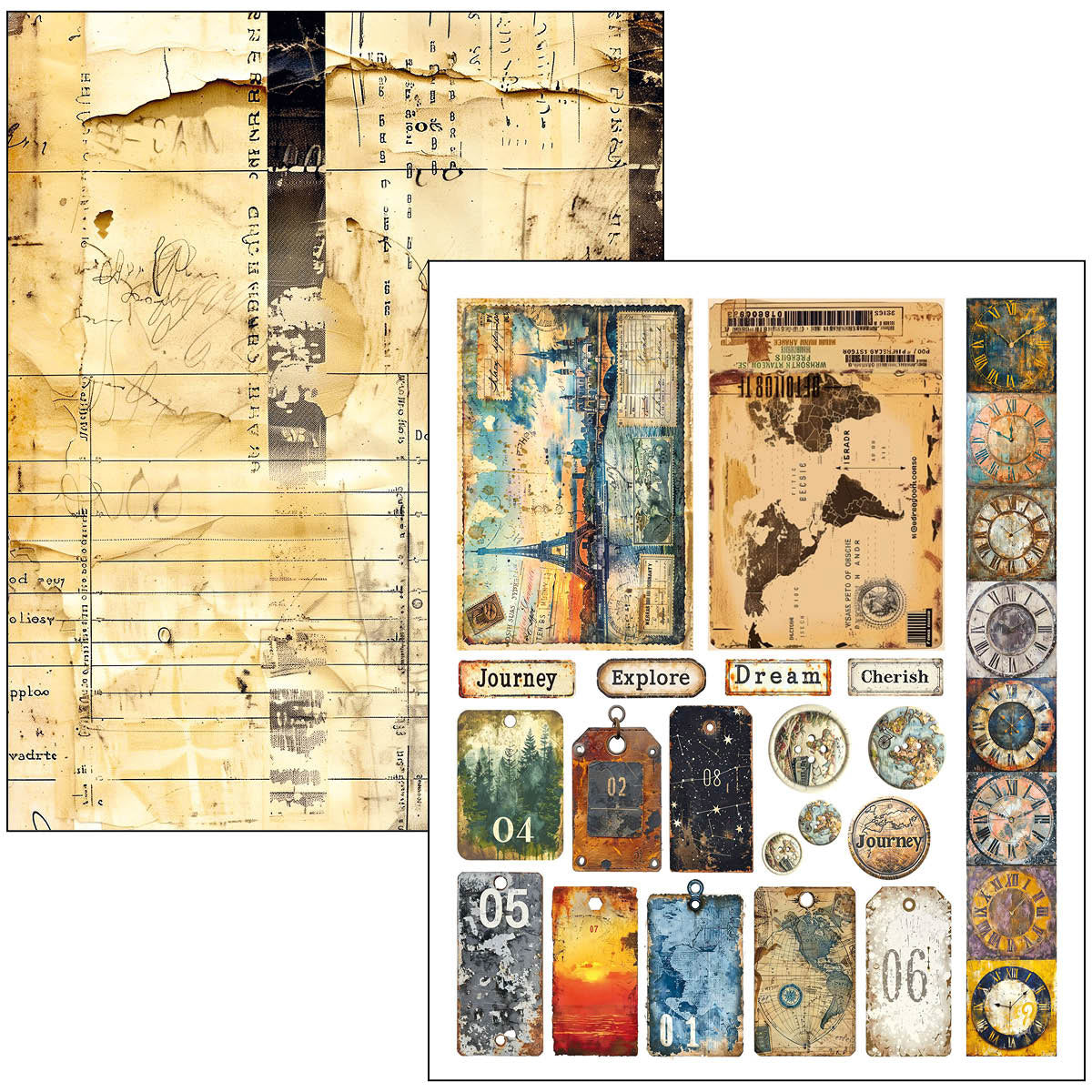 Mixed Media Book Journey Ahead A4 Maxi