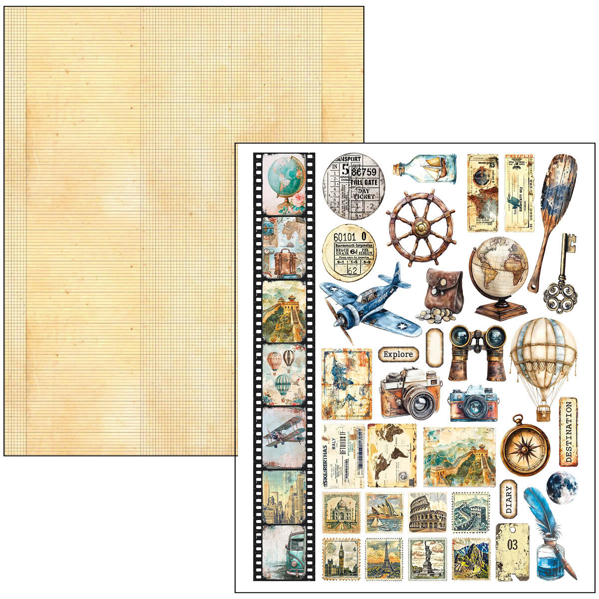 Mixed Media Book Journey Ahead A4 Maxi