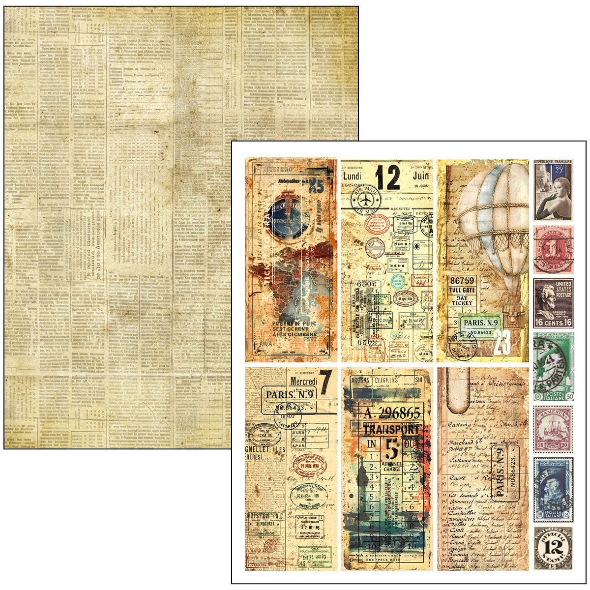 Mixed Media Book Journey Ahead A4 Maxi