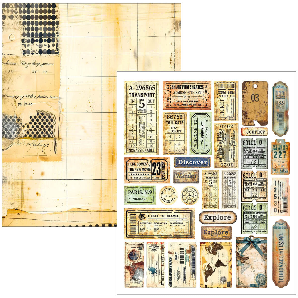 Mixed Media Book Journey Ahead A4 Maxi