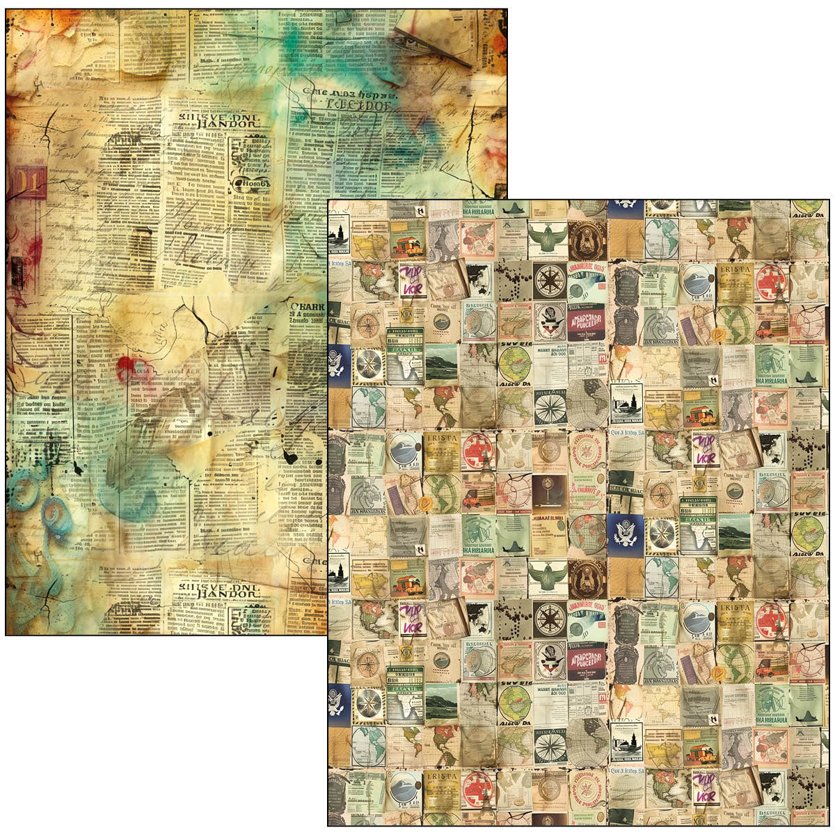 Mixed Media Book Journey Ahead A4 Maxi