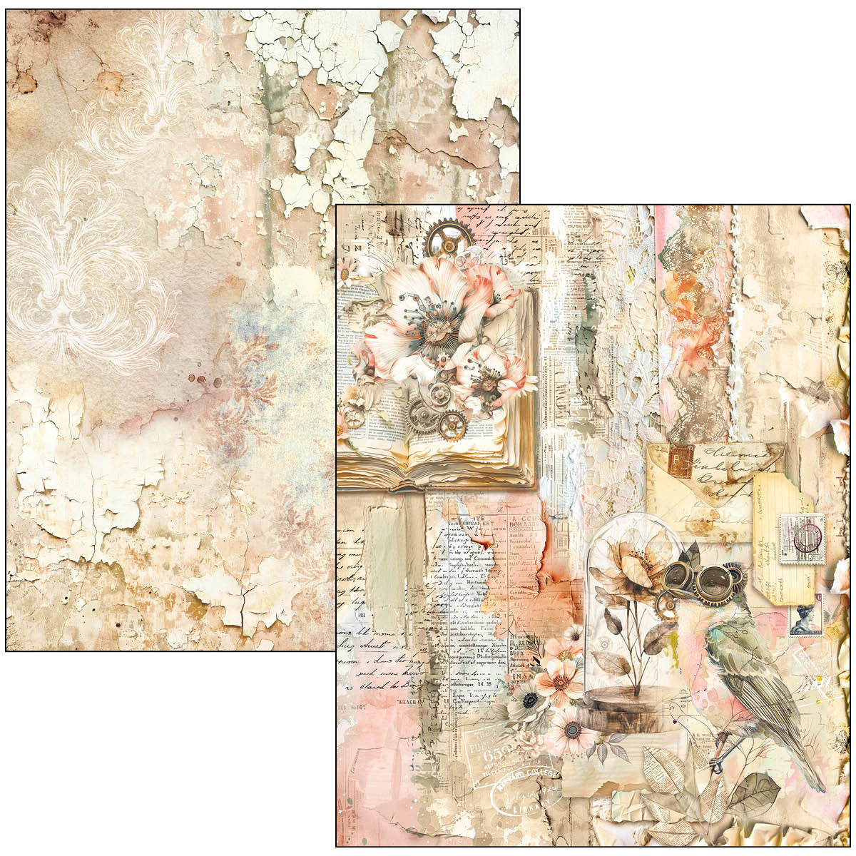 Mixed Media Book Lost in Time A4 Maxi