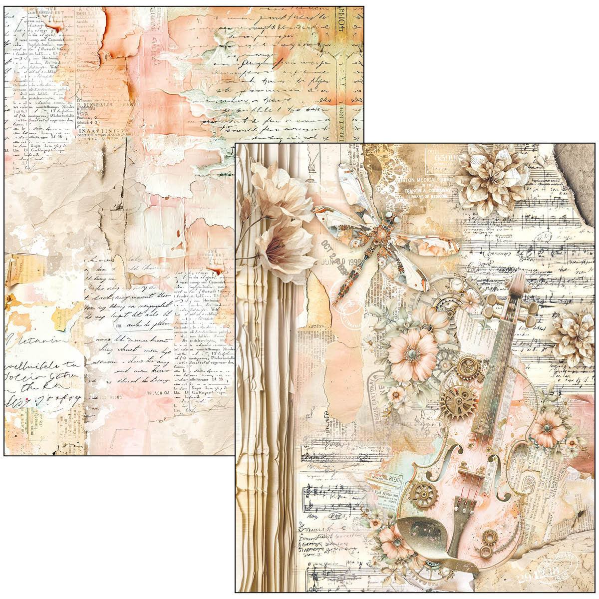 Mixed Media Book Lost in Time A4 Maxi