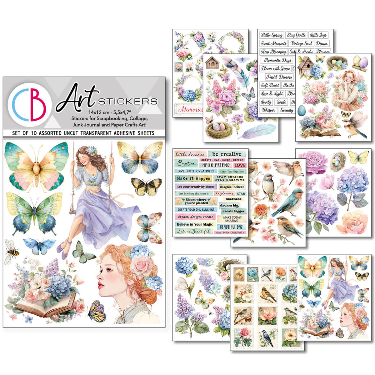 Sticker Set 10/Pkg Daydreams