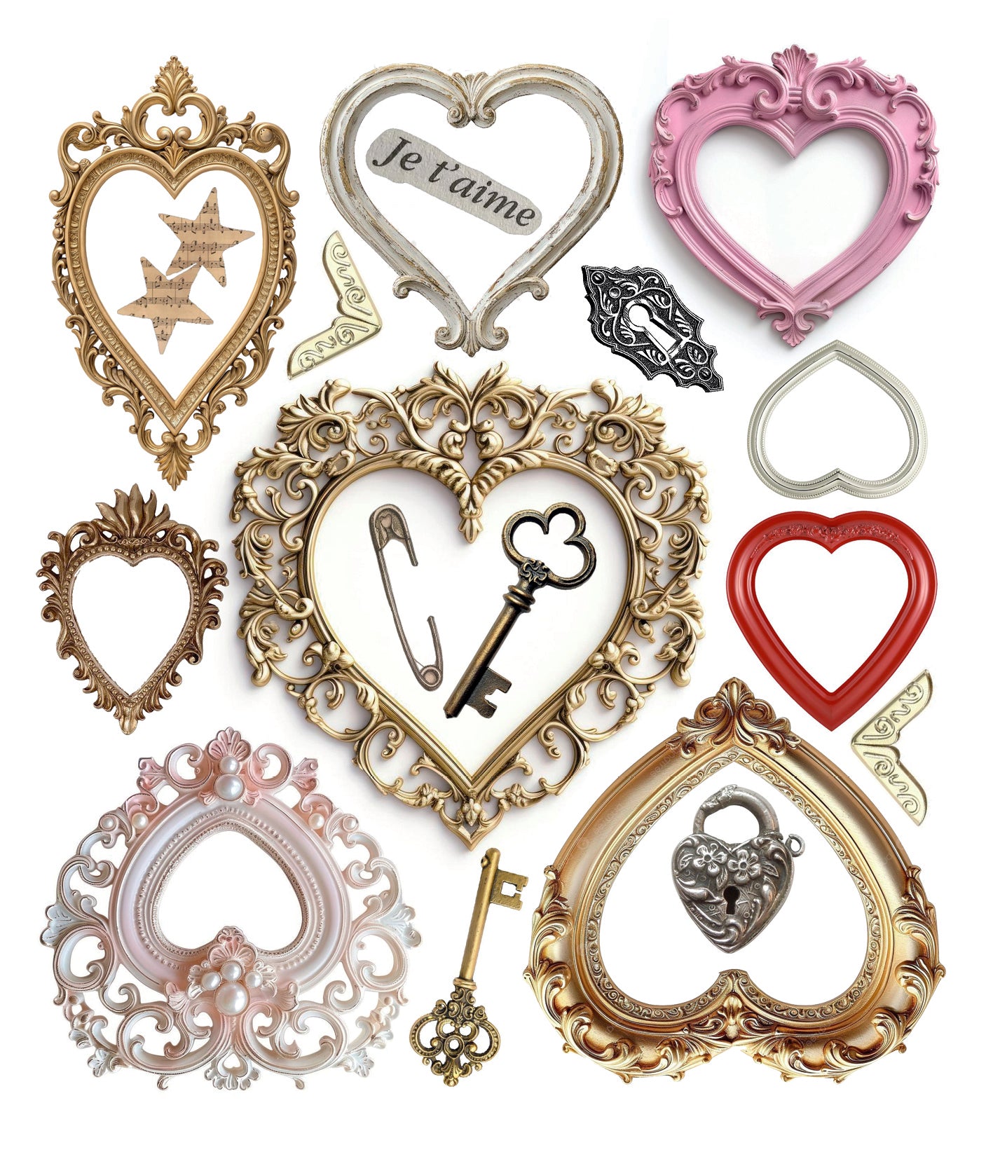 Sticker Set 10/Pkg Whisper Frames