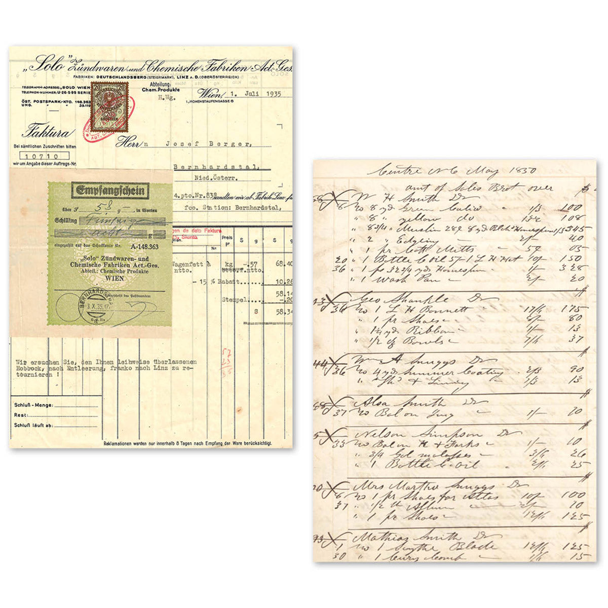 A5 Tissue Paper Set – 24 Sheets Vintage Manuscript