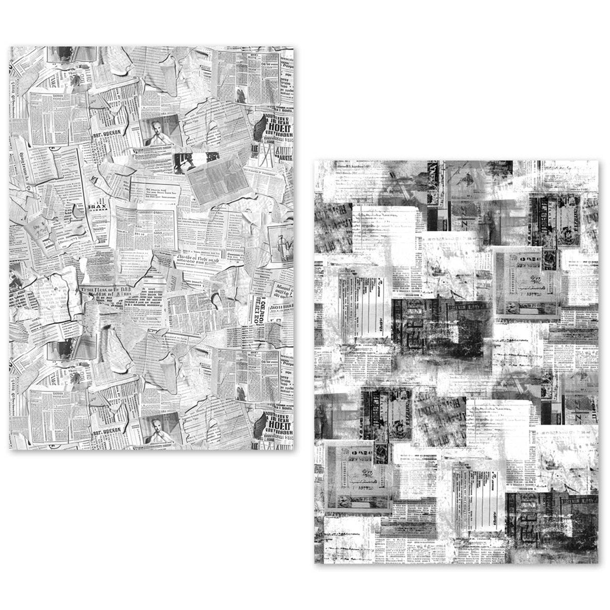 A5 Tissue Paper Set – 24 Sheets Newspapers