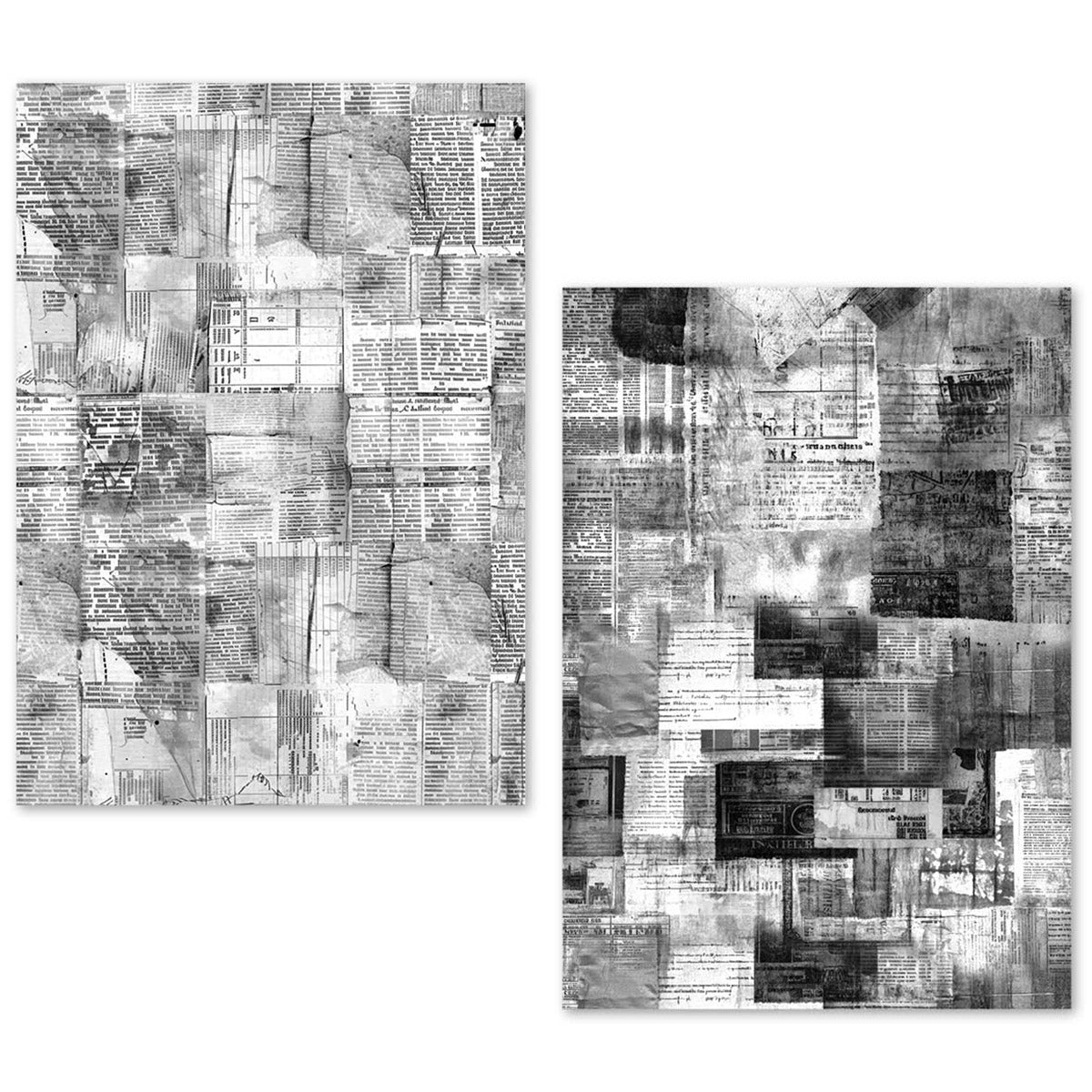 A5 Tissue Paper Set – 24 Sheets Newspapers