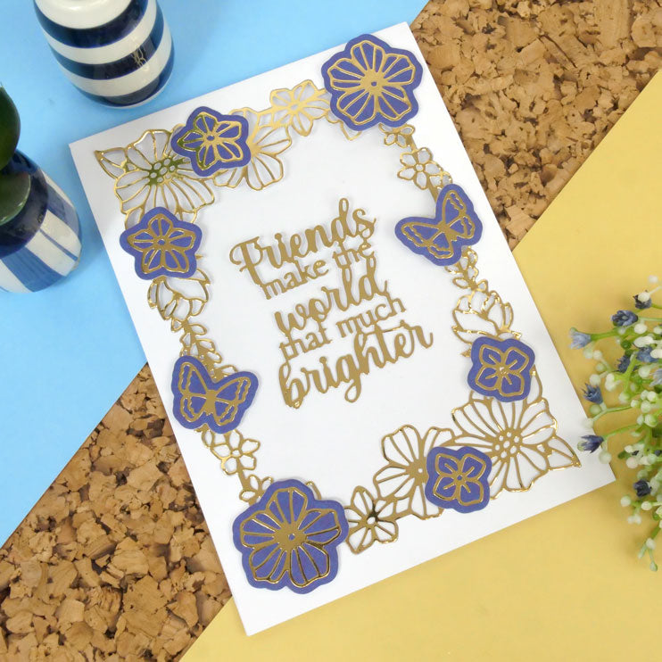 Moonstone Dies - Framed with Garden Flowers