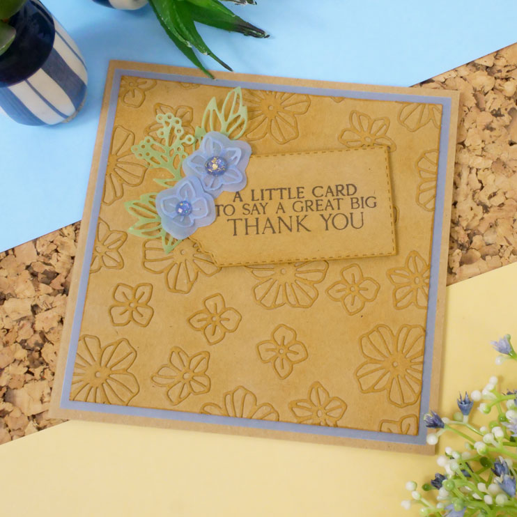 Moonstone Dies - Framed with Fabulous Foliage